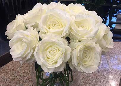 Bouquets de fleurs ronds